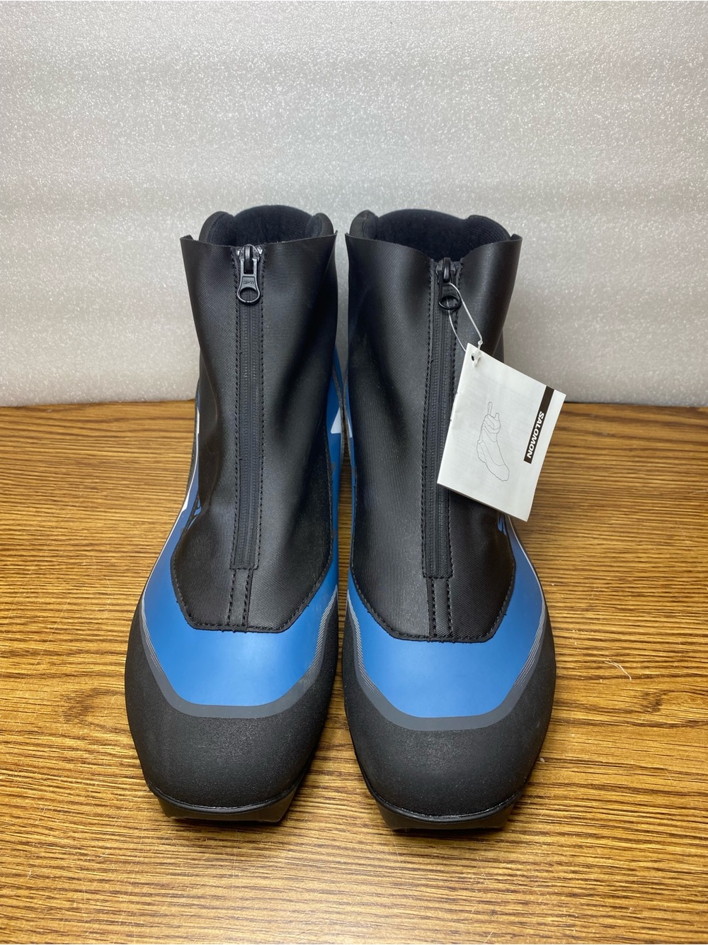 Salomon Escape Pilot Cross Country Ski Boots Black Blue 472667 Men’s Size 11 New